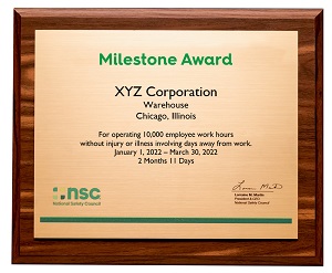 safety awards
